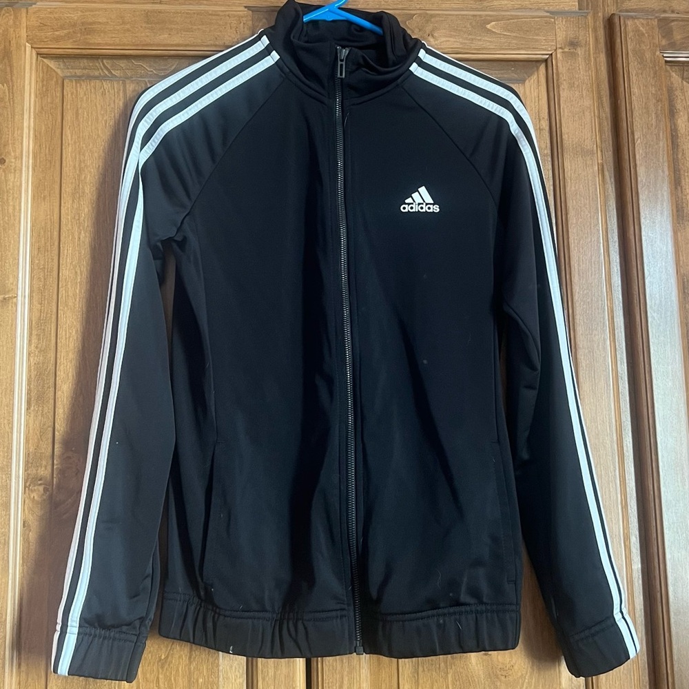Adidas black zipper sweater